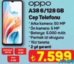 OPPO A38 6/128 GB CEP TELEFONU OPPO A38 6/128 GB CEP TELEFONU